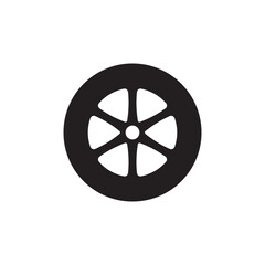 Wall Mural - wheel icon vector