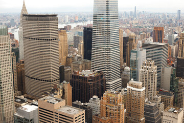 Wall Mural - Skyline of Manhattan from Top of the Rock. New York, USA