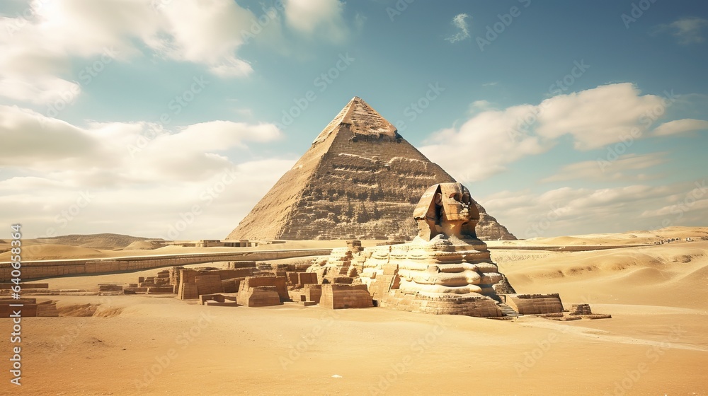 The Giza Pyramids and Great Sphinx are two of the most famous ancient ...