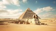 The Giza Pyramids and Great Sphinx are two of the most famous ancient monuments in Egypt.