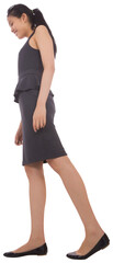 Poster - Digital png photo of biracial businesswoman on transparent background