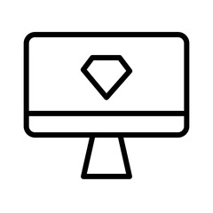 Script Seo Computer Outline Icon