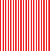 Vertical Stripes, Red White Pattern, Vector Illustration
