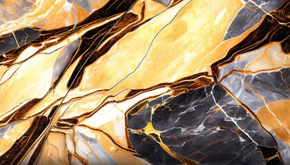 Wall Mural - Abstract yellow natural stone texture, luxury surface background