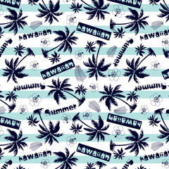 Palm hawaii and islands design