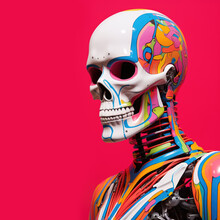 Robotic Skeleton. Generative AI