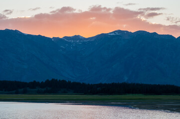 Poster - Snake River Meanders In The Foreground With The Teton Range In The Distance