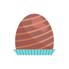 Canvas Print - chocolate egg illustration