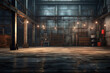 © arhendrix - Interior of an old empty warehouse