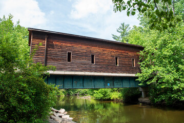 22-37-A - Fisher's Covered Bridge in Isabella County, Michigan