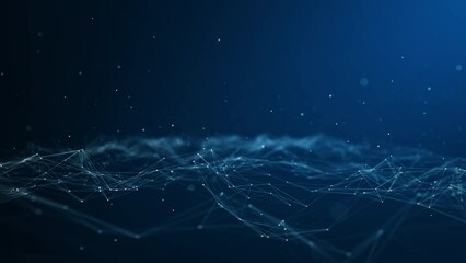 internet network connection technology concept polygon background