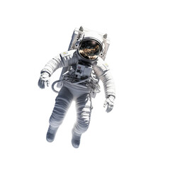 Wall Mural - astronaut isolated on transparent background, Generative ai