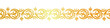 © pichet - abstract floral border seamless golden paper border woodcarving decorative pattern