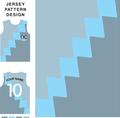 Abstract square concept vector jersey pattern template for printing or sublimation sports uniforms football volleyball basketball e-sports cycling and fishing Free Vector.