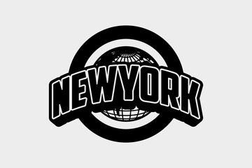 streetwear new york style concept vector graphic tee design templates ideas