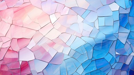 modern abstract red and blue gradient mosaic background, conccept art illustration for design