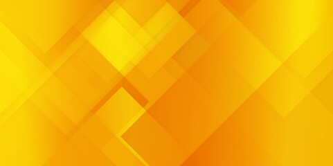 Wall Mural - abstract orange background with lines and triangles, modern orange color abstract background with seamless pattern, business and technology concept background with orange stripes and geometric shapes.