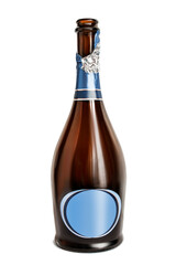 Sticker - Champagne bottle isolated