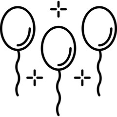 Sticker - Balloons Icon