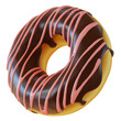 Glazed donut or doughnut 3d rendering