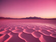 Leinwandbild Motiv  the pink desert landscape 