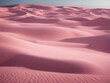 Leinwandbild Motiv waves in the pink desert