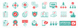 Approval icon set. Solid icon set. Vector illustration. Contains accept, certified, agreement, approve, validation, confirmation, and decision icons.