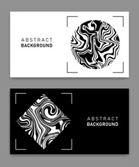 Poster - optical art abstract background liquify lines design, abstract wave poster 