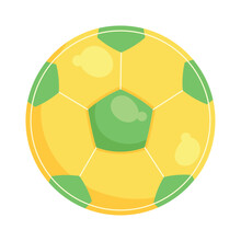 Yellow Soccer Ball