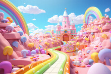 Rainbow Fairy-tale World Of Sweets