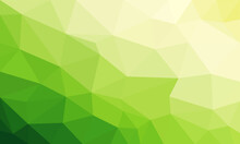 Green Background With Triangle Square Geometric Pattern.bright Poly Abstract Background Texture.
