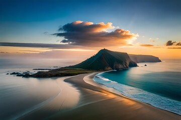 sunset at the beach