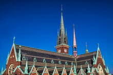 Göteborg, Schweden - Dach Und Türme Der Oscar Fredriks Kirche