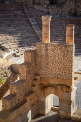 Wall Mural - Reconstructed detail of the Roman Theater of Cartagena, Region of Murcia, Spain