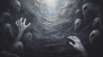 Wall Mural - road to purgatory