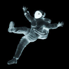Wall Mural - astronaut is falling down