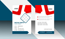Corporate Modern And Simple Business Office Id Card Design Bundle. Corporate Company Employee Identity Card Template.
