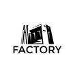 abstract factory simple vector logo