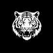 © CreativeOasis - Tiger | Black and White Vector illustration