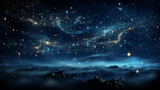 Fototapeta Natura - starry night sky HD 8K wallpaper Stock Photographic Image
