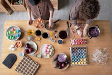 Preparation Of Dye For Easter Eggs