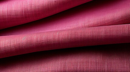 Poster - Pink natural fabric with folds abstract background texture
