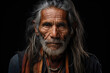 © Michael - Portrait of an old American Indian male with deep wrinkles