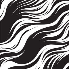 Abstract wave texture, black and white abstract texture, Vector Illustration, SVG