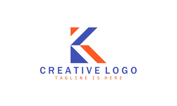 Letter K modern logo design template elements