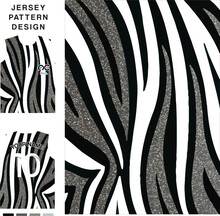 Abstract Zebra Concept Vector Jersey Pattern Template For Printing Or Sublimation Sports Uniforms Football Volleyball Basketball E-sports Cycling And Fishing Free Vector.