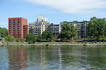 Poster - Mainufer in Frankfurt