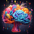 Colorful brain 