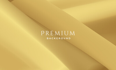 Luxury gold gradient abstract background. Soft simple gold vector background with abstract line.