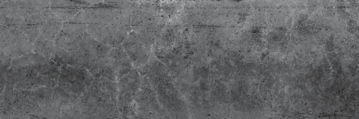 Wall Mural - Black cement wall texture, grunge backround